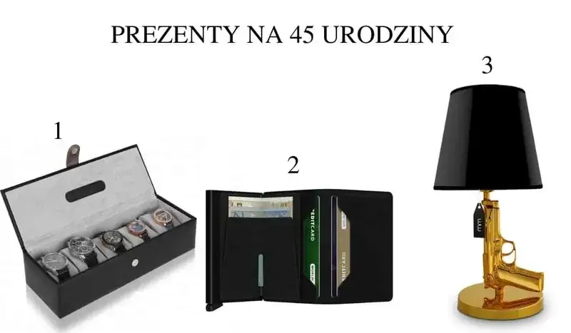 Najlepsze pomysły na prezent na 45 urodziny dla męża, które go zachwycą