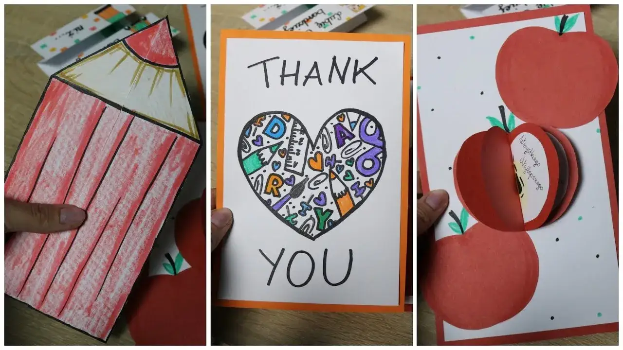 Kartka dla nauczyciela DIY: Pomysły, techniki i życzenia, które poruszą