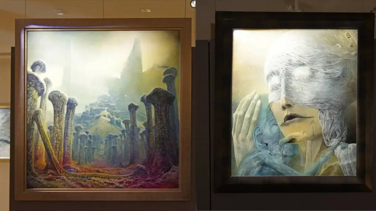 Malarstwo Beksińskiego: Odkryj mroczne piękno i jego tajemnice