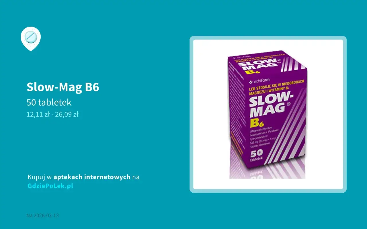 Slow-Mag: Lek, nie suplement. Dlaczego to ważne dla zdrowia?