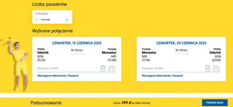 Ile trwa lot z Gdańska do Tunezji? Sprawdź, co musisz wiedzieć