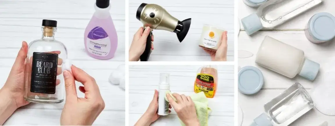 Usuwanie etykiet i kleju z butelek: Czyste szkło do DIY!