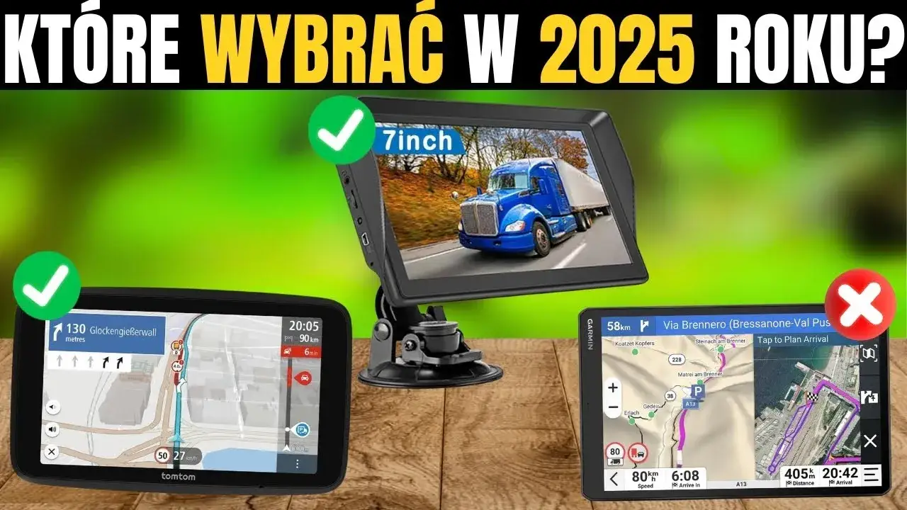 Garmin czy TomTom dla ciężarówki? Mapy, ruch, funkcje co wybrać?