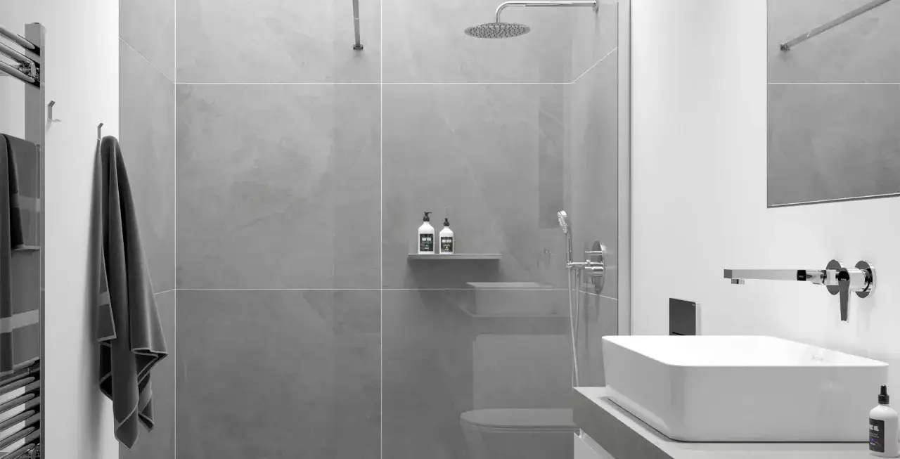 Mała łazienka bez okna w bloku: Powiększ, oświetl, wentyluj!