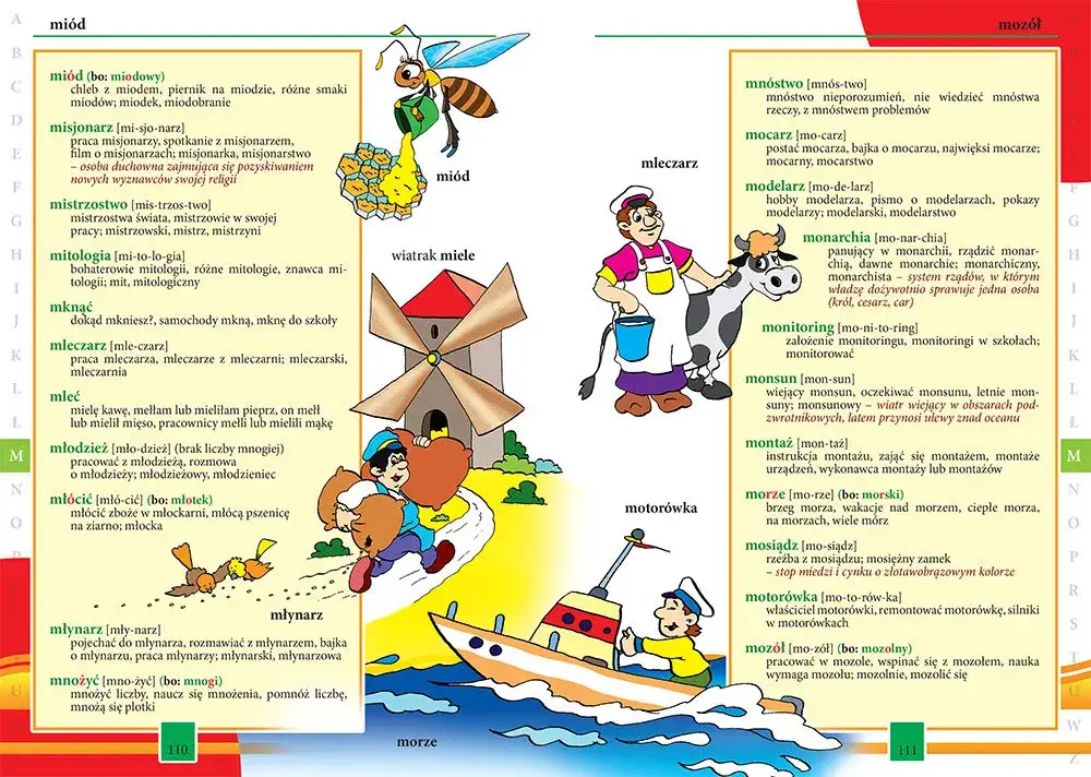 Ilustrowany słownik ortograficzny: Zmień naukę w zabawę!