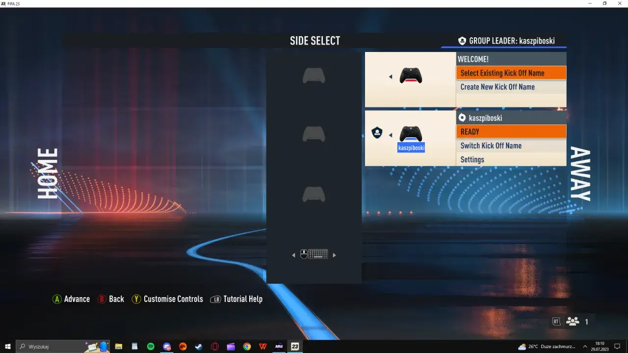 FIFA 23: Dwa pady online tryby, instrukcje, rozwiązywanie problemów
