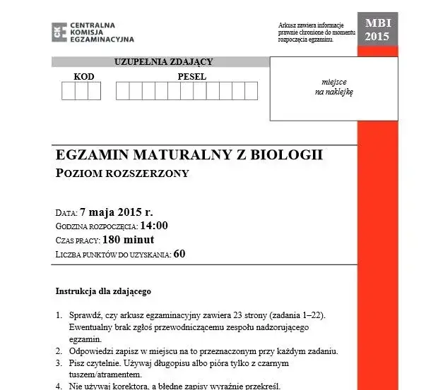 Biologia rozszerzona ile trwa? Sprawdź, ile czasu na maturze!