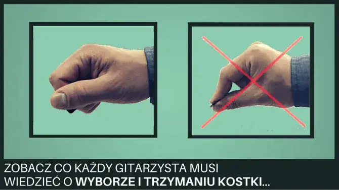 Kostka gitarowa: Czy trzymasz ją poprawnie? Zyskaj precyzję!