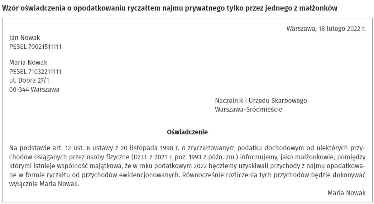 Jak zapłacić ryczałt za wynajem i uniknąć problemów z fiskusem
