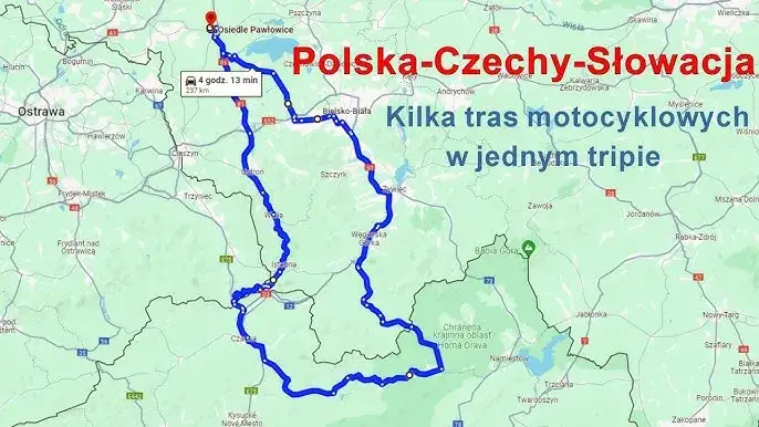 Trasy motocyklowe Czechy: Winkle, winnice i Pekelné doly bez winiety