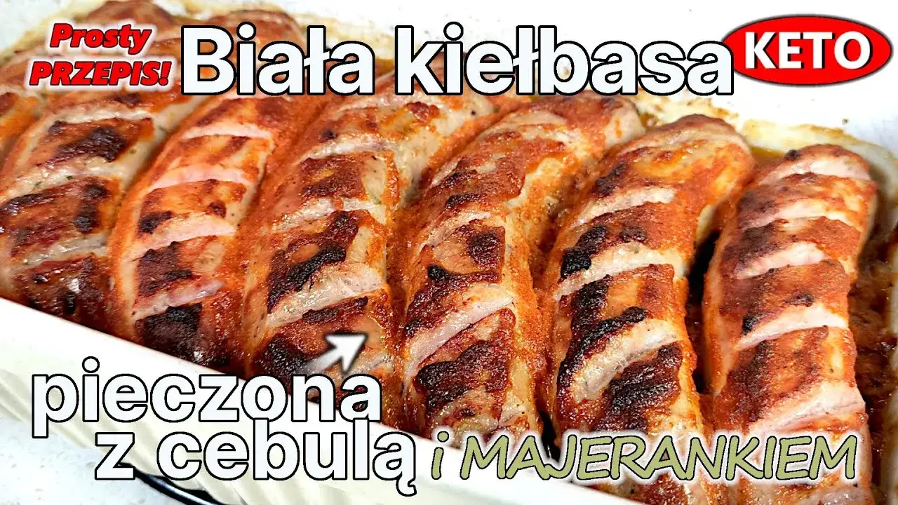 Kiełbasa z cebulką z piekarnika - prosty przepis na smaczne danie