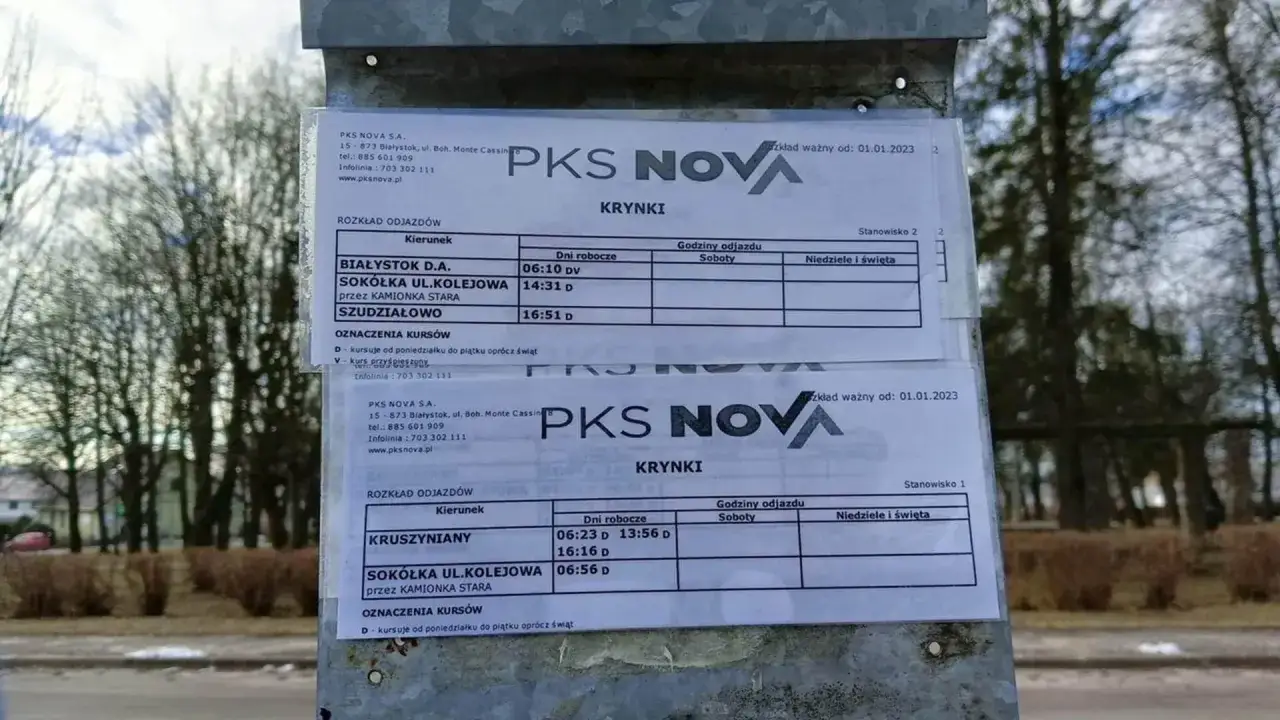 Gdzie wysiąść z autobusu Gołdap-Białystok? Dokładny adres PKS Nova