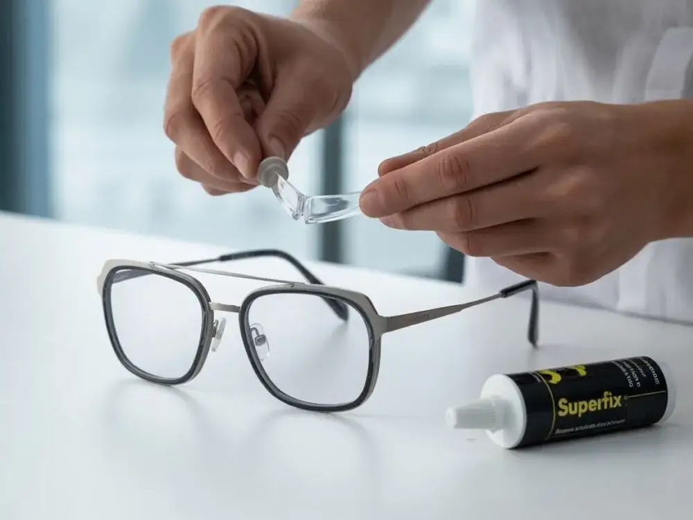 Złamane okulary? Jak skleić oprawki i kiedy do optyka.