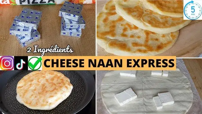 Révolutionnez vos apéros: cheese naan express pâte à pizza