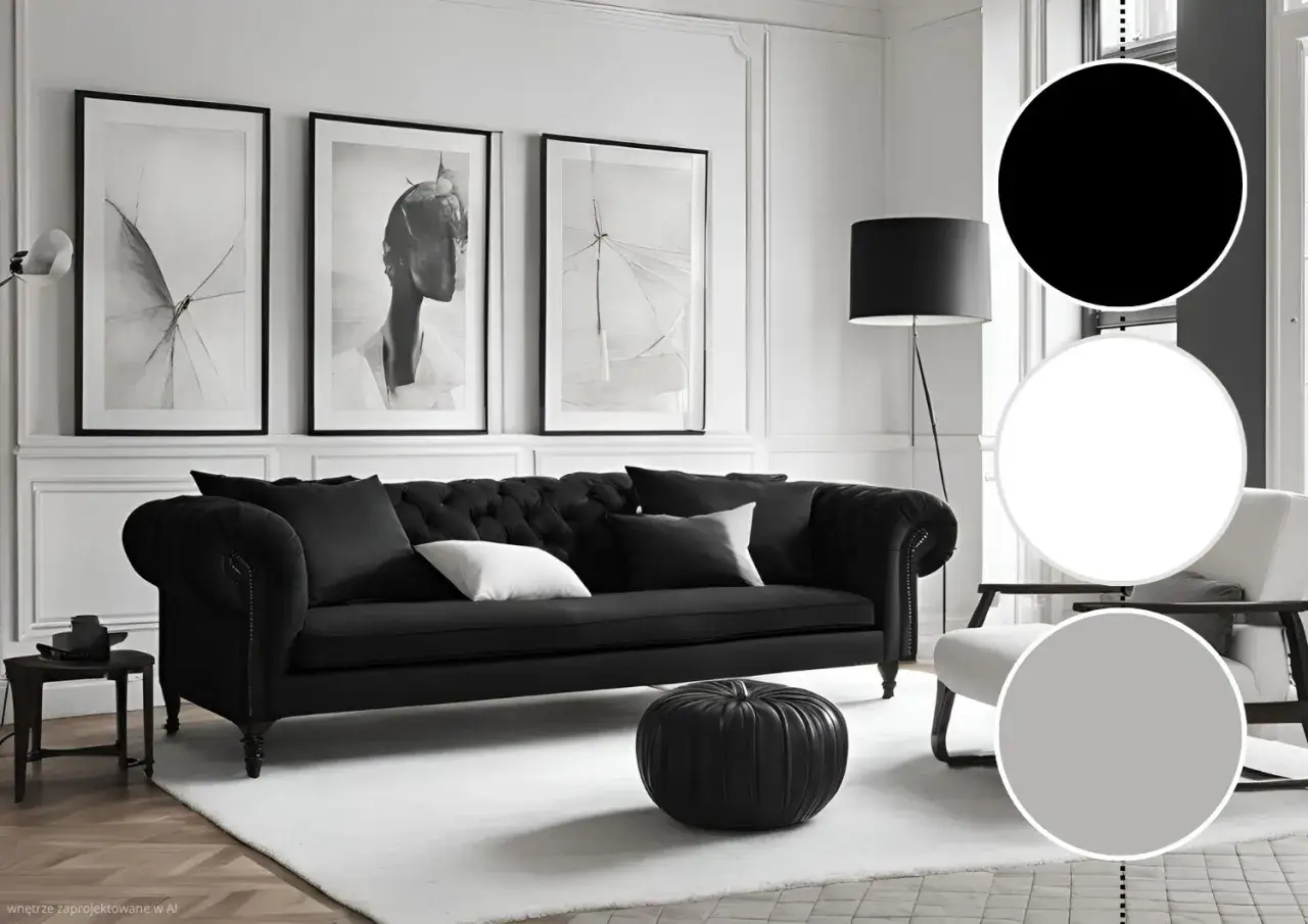 Jakie poduszki do czarnej kanapy? Stwórz stylowy salon!