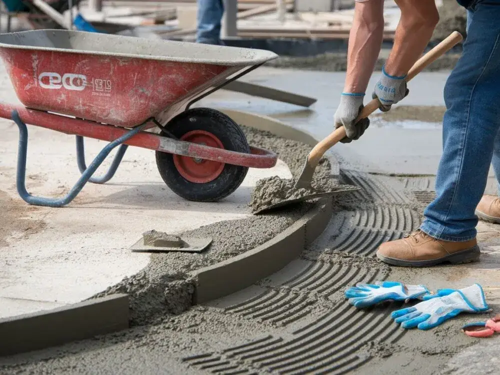 Precyzyjna ilość cementu do zaprawy w taczce. Uniknij kosztownych błędów!