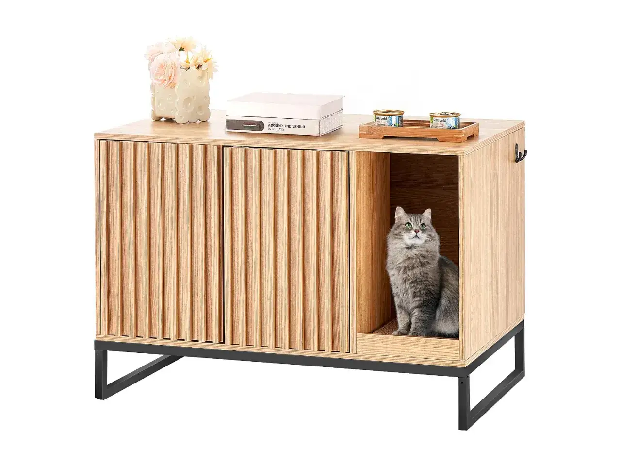 Szafka RTV = ukryta kuweta dla kota! DIY, estetyka, bez zapachu