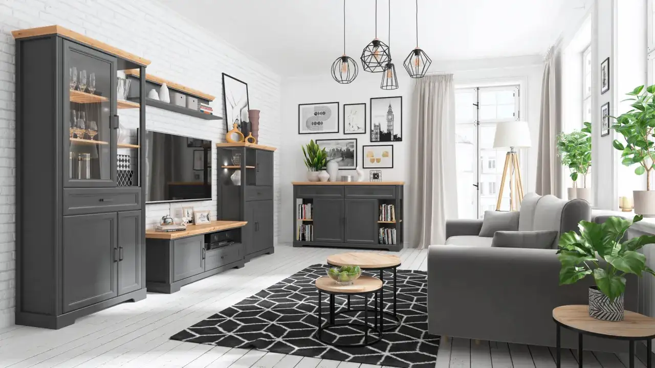 Jaki dywan do szarej kanapy i brązowych mebli - idealne połączenia kolorów