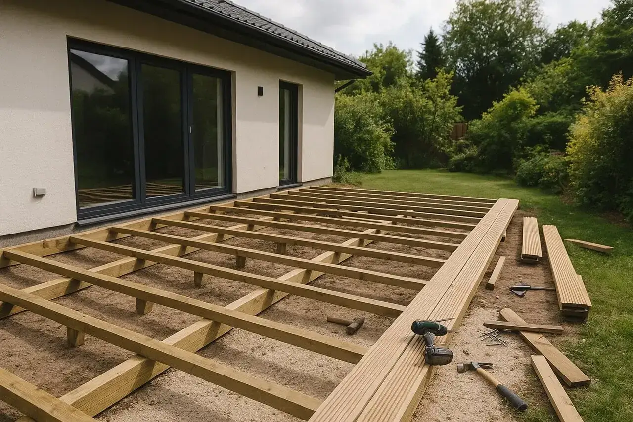 Taras bez pęknięć? Wylewka betonowa krok po kroku poradnik DIY