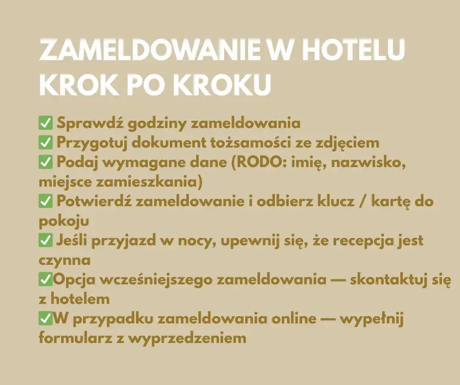 Jak się zameldować w hotelu za granicą bez stresu i problemów