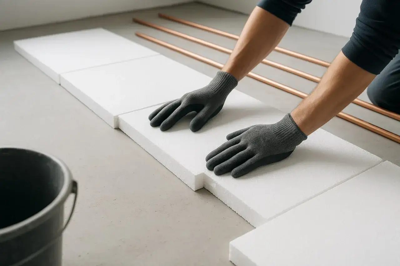 Podłogówka: Styropian krok po kroku uniknij kosztownych błędów