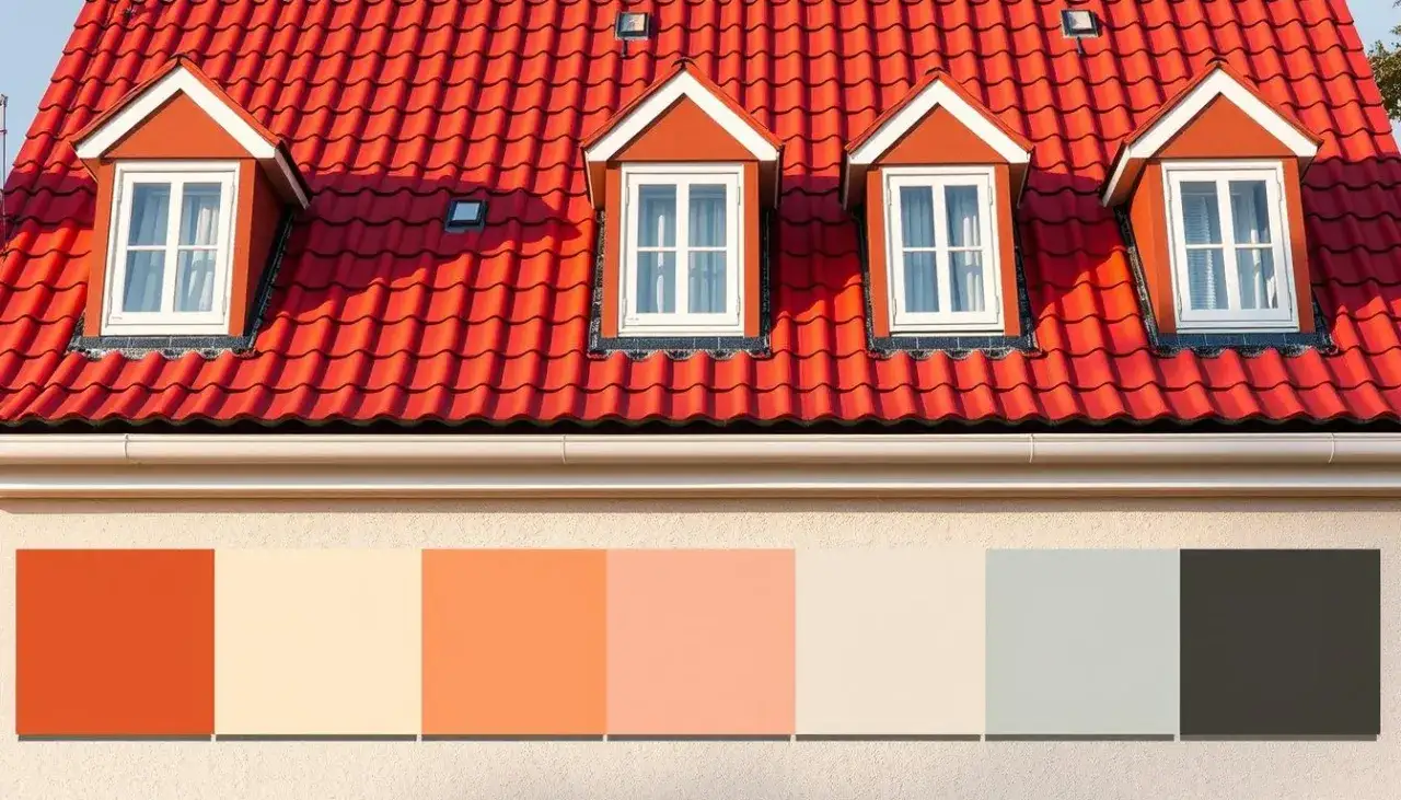 Czerwony dach, białe okna: Jaki kolor elewacji? Odkryj sekrety!