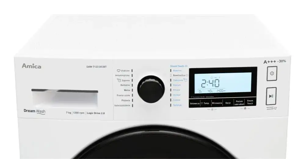 Pralka Amica nie wiruje? Uruchom samo wirowanie krok po kroku!
