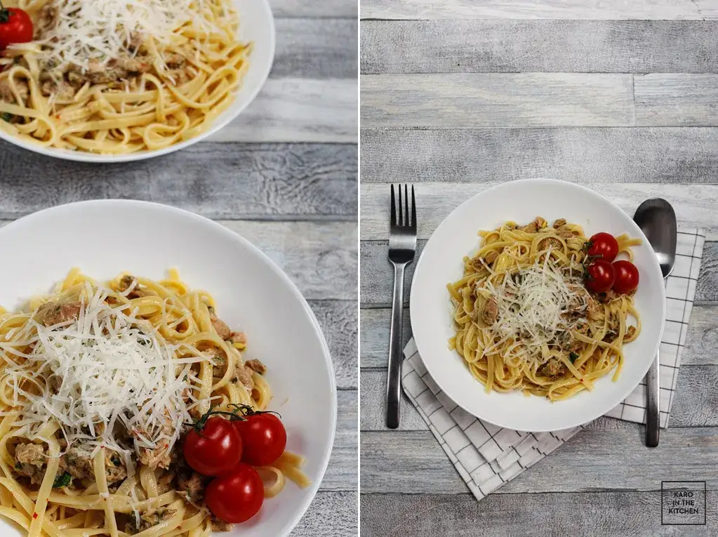 Spaghetti z tuńczykiem w Thermomixie: Szybki obiad w 15 minut