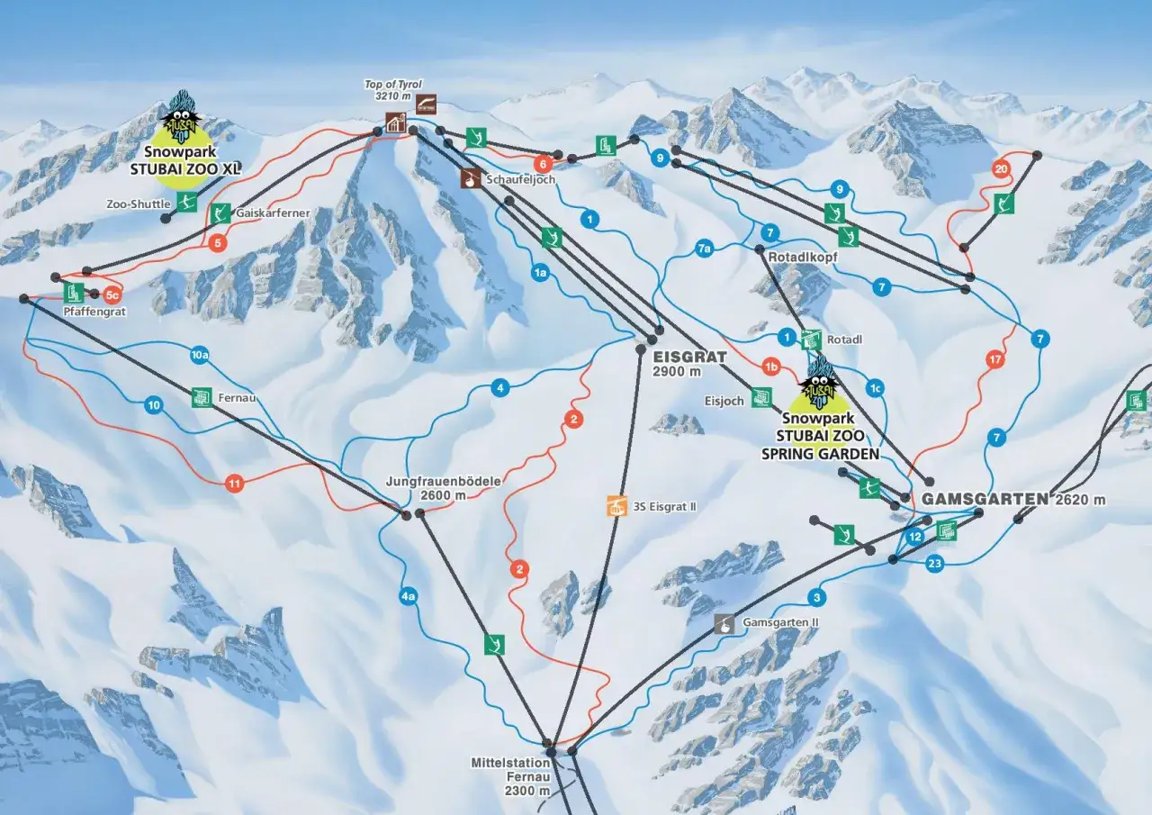 Stubai Snowpark - odkryj najlepsze atrakcje i sezonowe oferty