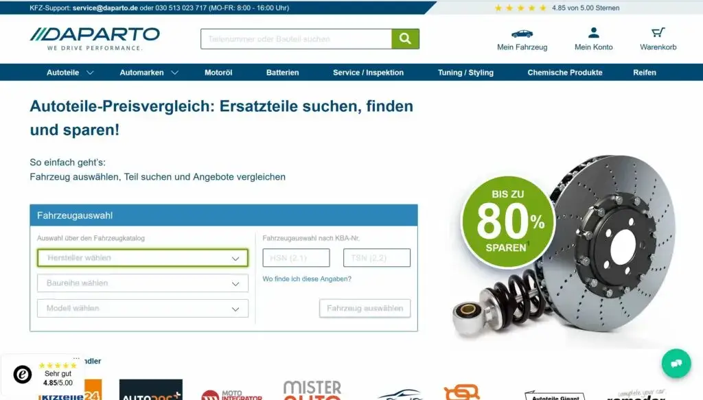 Autoteile Gigant: Top Auswahl und ehrliche Kundenbewertungen für Sie