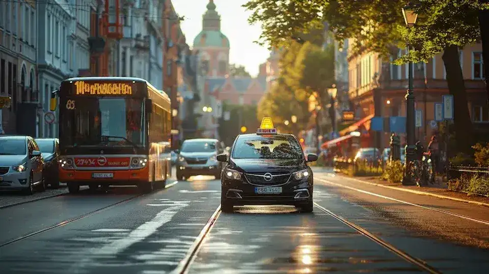 Czy taxi może jechać buspasem? Poznaj ważne przepisy i zasady