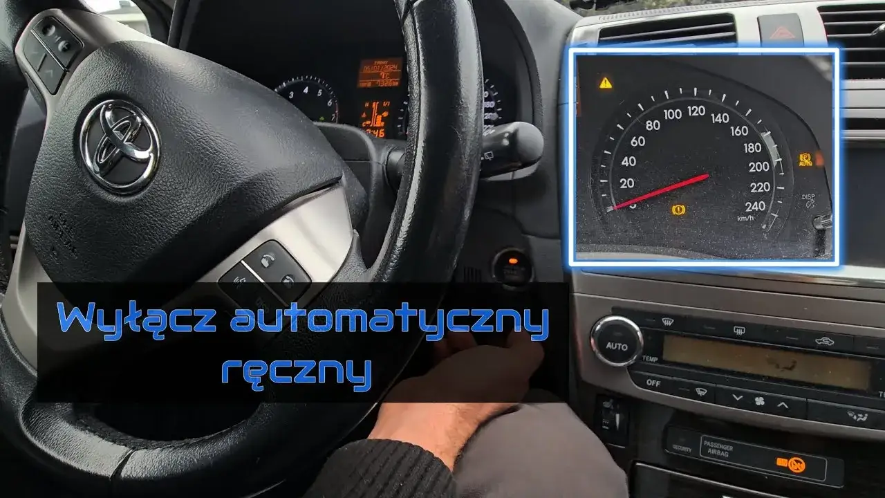 Odblokowanie elektrycznego hamulca ręcznego Toyota Avensis: krok po kroku