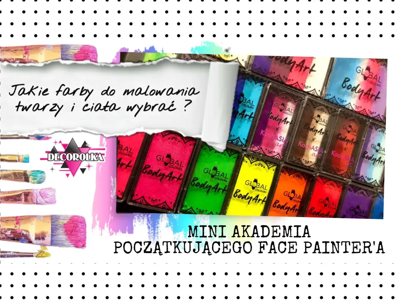 Jakimi farbami malować twarz, aby zapewnić bezpieczeństwo i efekt?