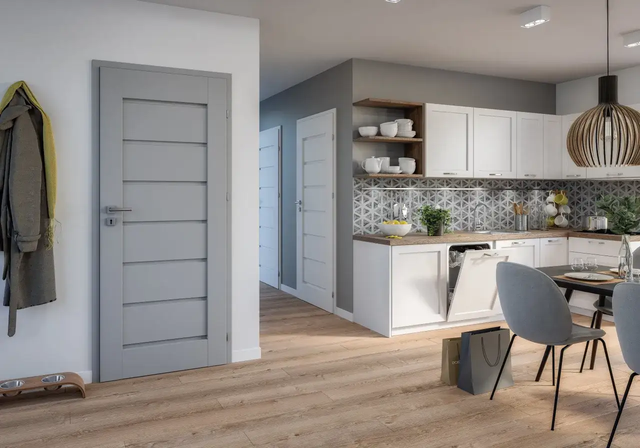Jakie podłogi najlepiej pasują do szarych drzwi w Twoim wnętrzu?