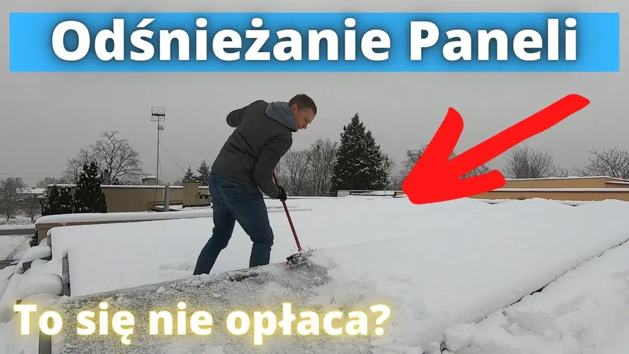 Odśnieżanie paneli PV zimą: Czy warto ryzykować dla 1-4%?