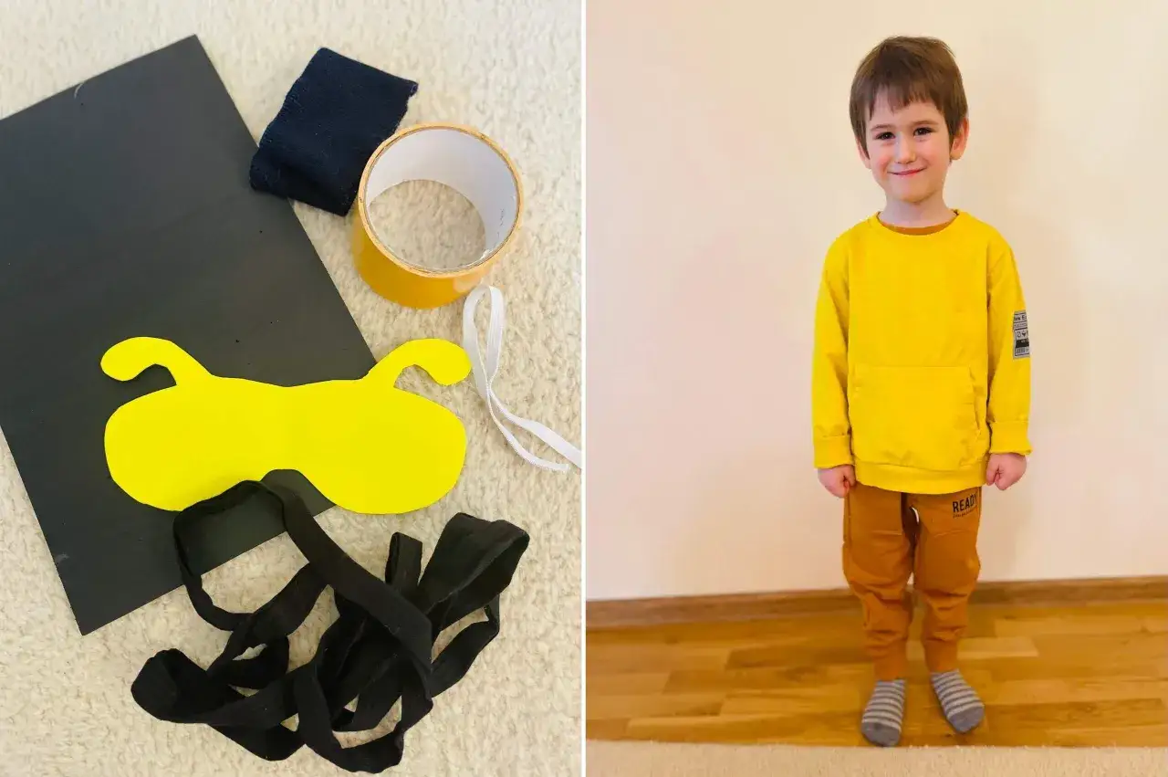 Strój pszczółki dla chłopca DIY: Stwórz go prosto i tanio w domu