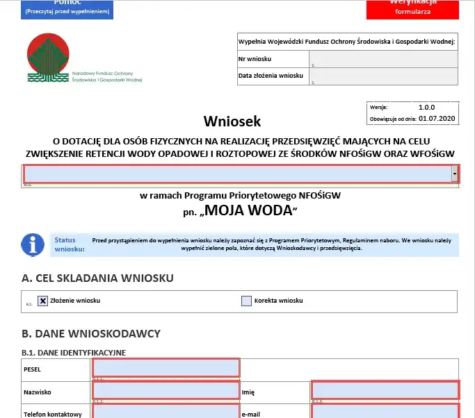 Dotacja Moja Woda: jak i gdzie złożyć wniosek - kompletny poradnik