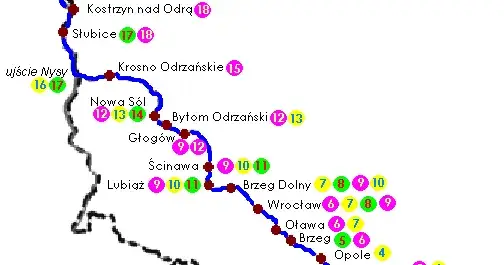 Mapa tras rowerowych wzdłuż Odry – odkryj najlepsze szlaki rowerowe