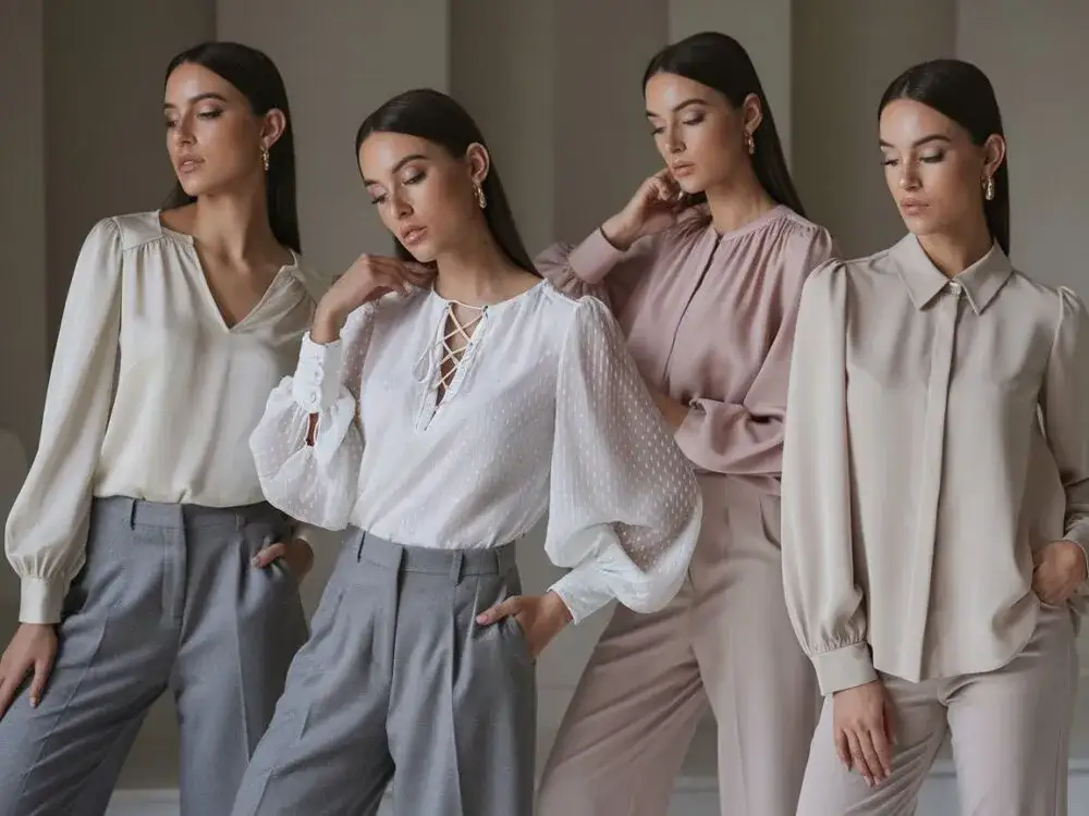 Jaką bluzkę do szarych spodni wybrać, aby wyglądać stylowo?