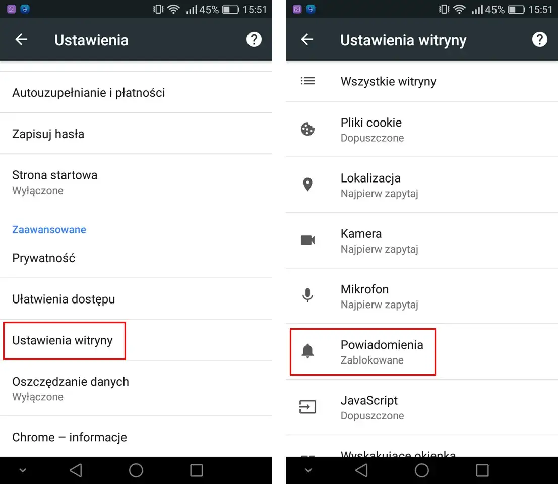 Jak wyłączyć powiadomienia ze stron internetowych na telefonie, aby uniknąć rozpraszania