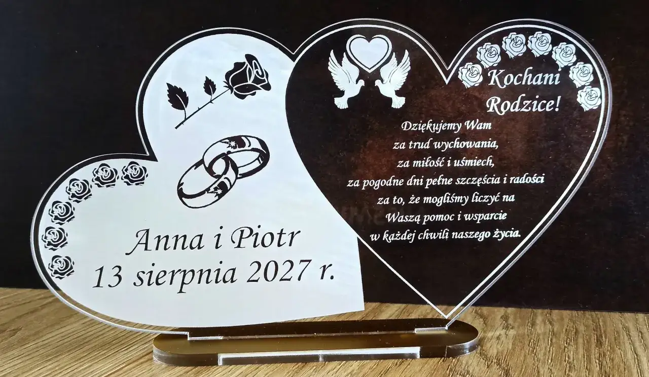 Podziękowania dla rodziców na weselu: Wybierz prezent od serca