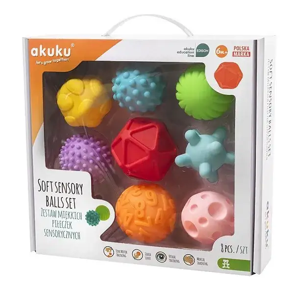 Piłeczki sensoryczne Akuku: Jak wspierają rozwój dziecka?