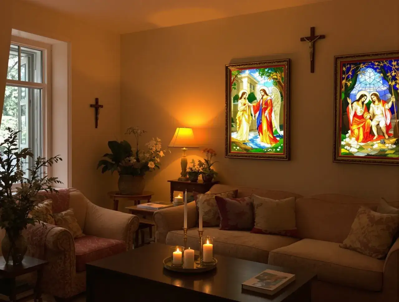 Święty obraz w salonie: jak połączyć wiarę z nowoczesnym wnętrzem?