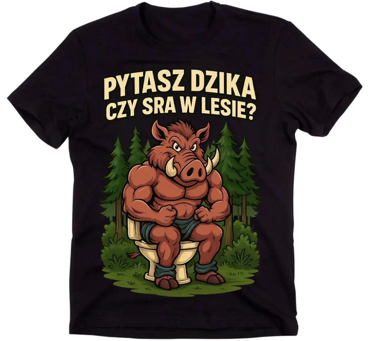 Koszulkę "Pytasz dzika..." - wybierz jakość i styl