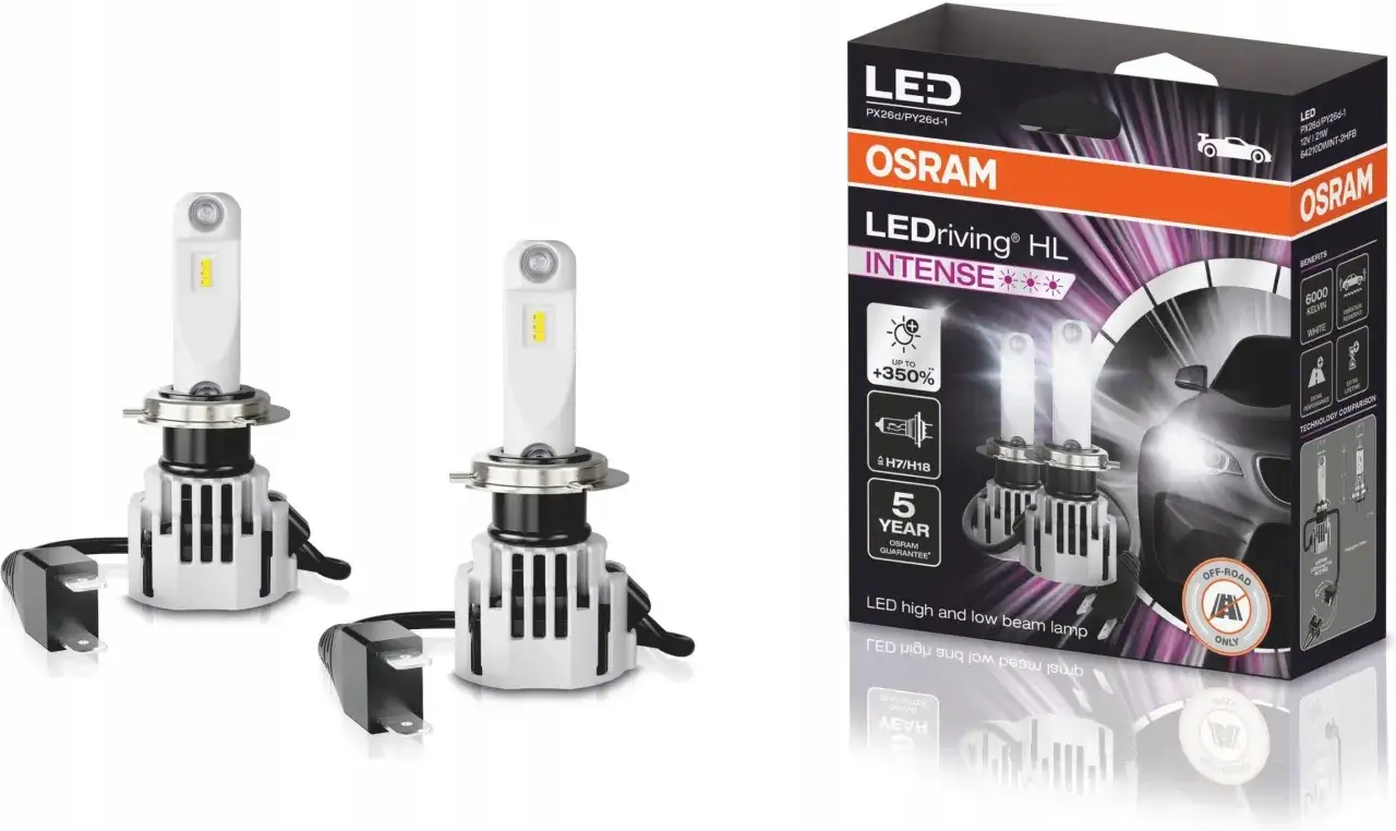 Najlepsze żarówki H8 LED OSRAM - porównanie modeli i ich funkcje
