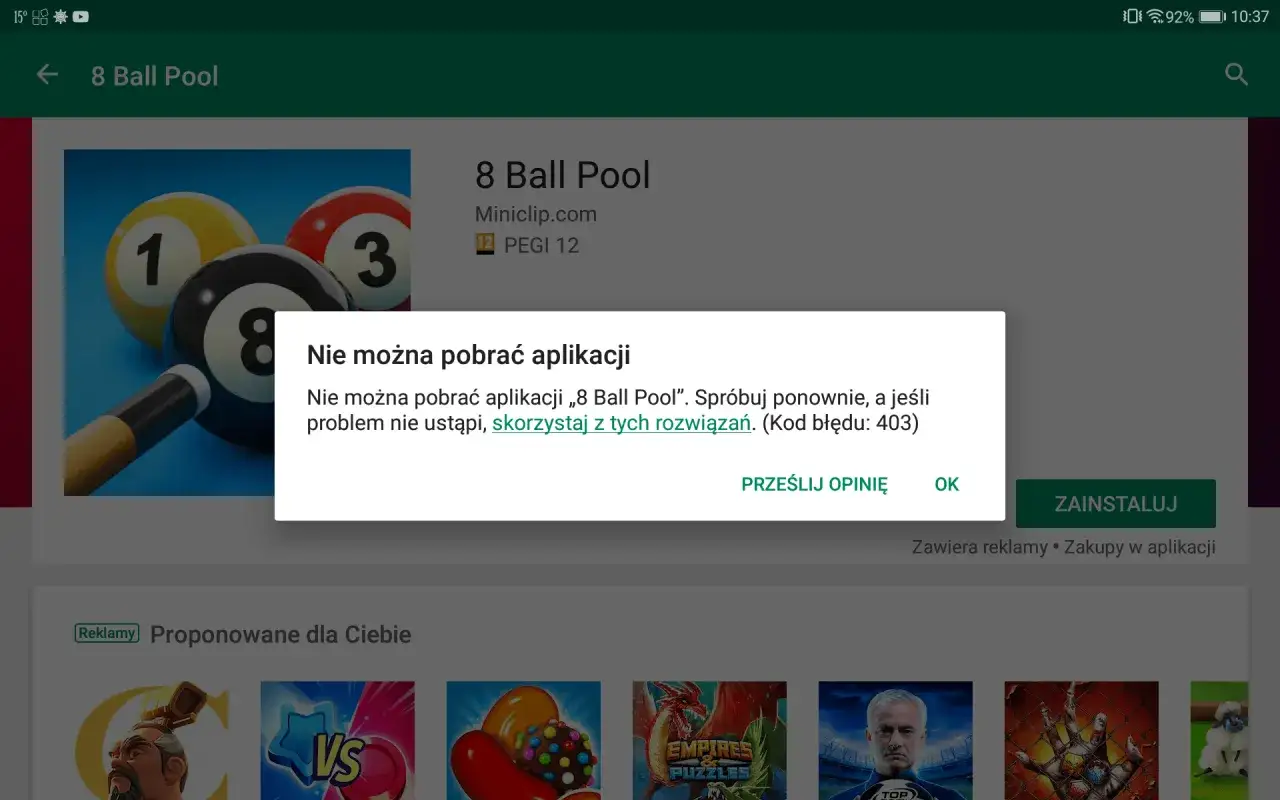 Dlaczego Google Play nie pobiera aplikacji? Skuteczne rozwiązania