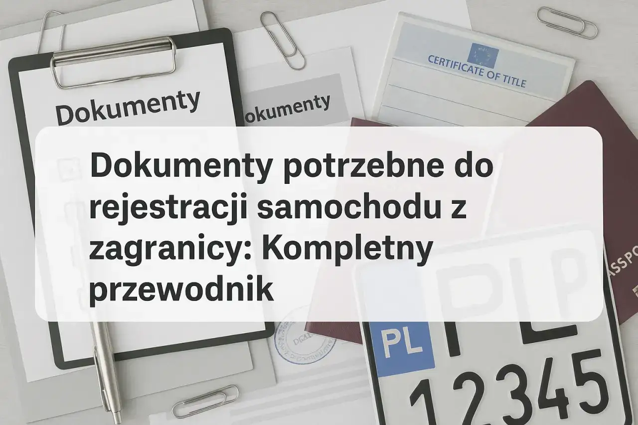 Jak uniknąć błędów przy oświadczeniu o sprowadzeniu auta z zagranicy