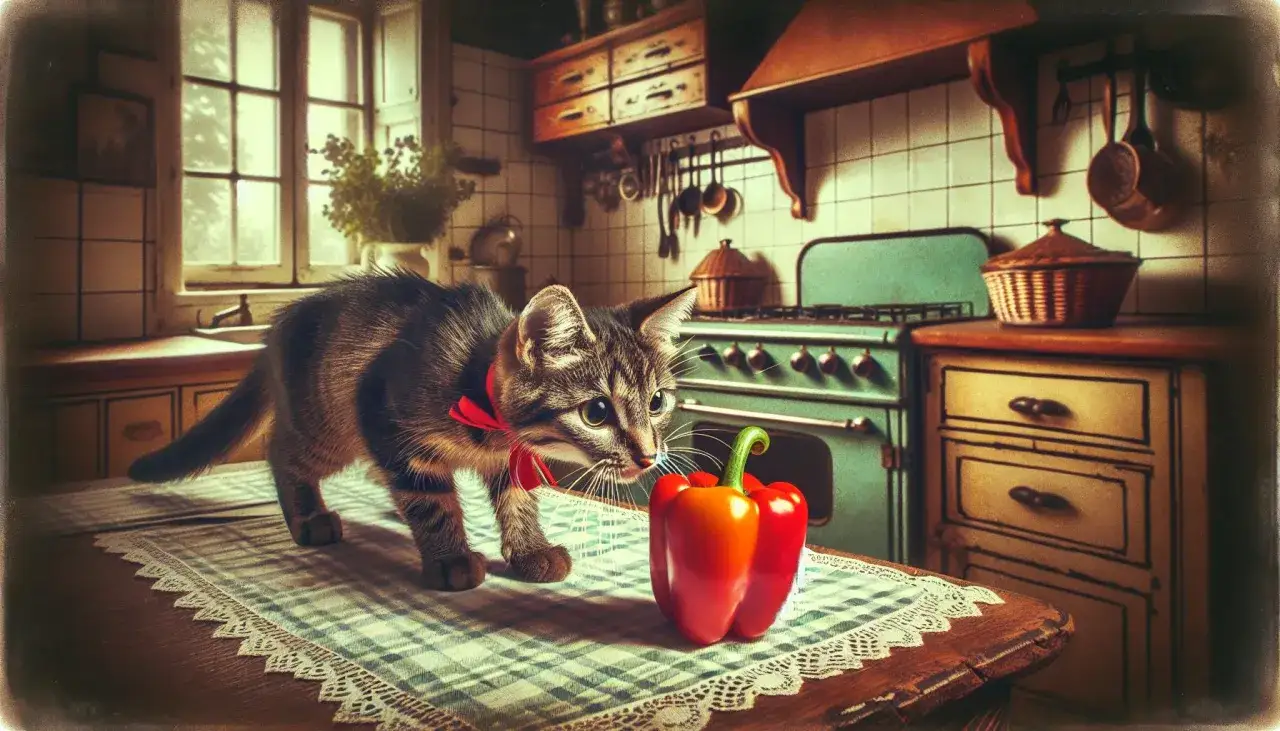 Czy kot może jeść paprykę? Słodka z umiarem, ostra zakazana!