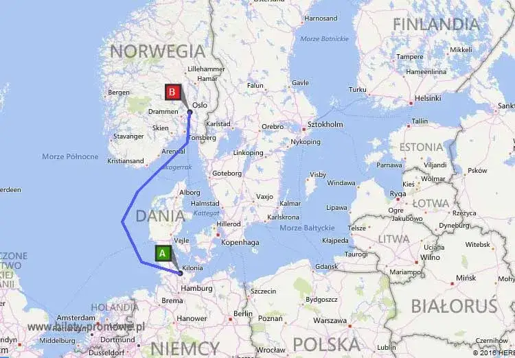 Trasa Norwegia-Polska: Prom czy droga? Wybierz optymalny wariant!