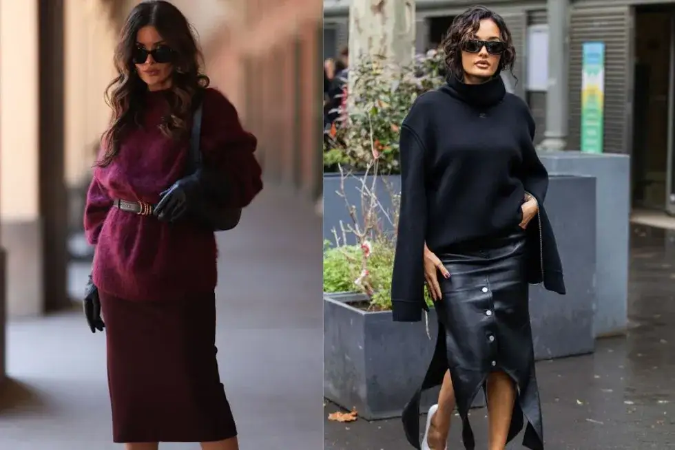 Stylizacje z bordowym swetrem, które odmienią Twój look na każdą okazję